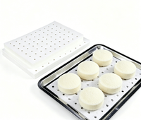 Papier sulfurisé antiadhésif pour cuiseur vapeur, feuilles de cuisson de qualité alimentaire pour Baozi et pains vapeur