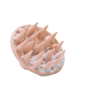 Silicone Head Scalp Massage <b>Brush</b> Hair Head Scalp Massager Shampoo <b>Brush</b> Soft Silicone Scalp Massager - Product Image 1