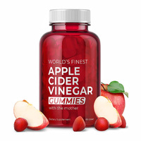 Échantillon gratuit OEM ODM 100% pur naturel santé suppléments à base de plantes minceur perte de poids bonbons cidre vinaigre gommes avec mère
