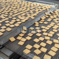 Nouvelle ligne de production de biscuits 2026 : Machine à fabriquer des biscuits, mouleuse rotative avec four de boulangerie