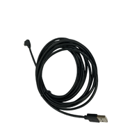 Dapat disesuaikan 1m 2m 3A-5A PVC TPE mikro Tipe C USB laki-laki ke USB 2.0 90 derajat kanan kiri bersudut kabel Usb
