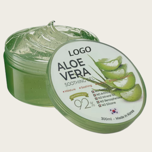 Gel apaisant coréen à l'aloe vera pour le visage, hydratant, réparateur, rafraîchissant, sans alcool, après-soleil, essentiel, ODM OEM - Product Image 1