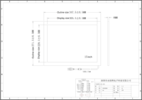 Écran tactile infrarouge multipoint de 15 pouces, port USB, plug and play sans pilote, avec verre trempé, directement de l'usine