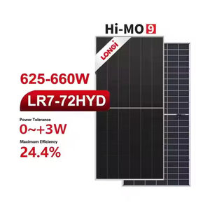 IP68 สำหรับแผงโซลาร์เซลล์ Longi LR8-66HYD ดีไซน์ใหม่ติดตั้งง่าย ประสิทธิภาพ 24.4% ขนาดเซลล์ 210 มม. x 210 มม. - Product Image 1