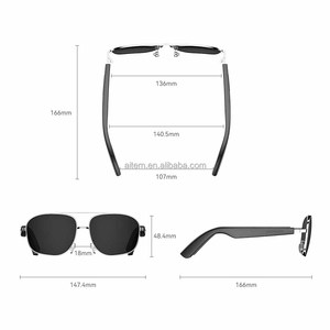 Lunettes Intelligentes Multimédias en Gros pour Lecture Audio, Enregistrement Audio et Traduction (AI), Certifiées CE RoHS FCC CCC, Idéales pour les Professionnels - Product Image 6