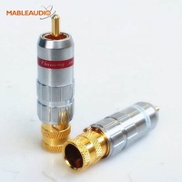 Mable Audio MACT0035 Amplificateur de prise et de bornes RCA plaqué or CMC 8016-WU de haute qualité fabriqué en Chine