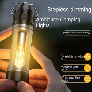 ไฟฉายแคมป์ปิ้ง LED แบบ 2 in 1 ชาร์จด้วย USB และ Type C ตัวเรือน ABS ปรับความสว่างได้ สร้างบรรยากาศ ใช้ในเต็นท์ได้ ไฟฉายอเนกประสงค์ - Product Image 6