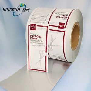 Gelamineerd Papier/Pe/Aluminiumfolie/Surlyn Aluminiumfolie Film Verpakking Papier Voor Medische Dressings Verpakking Film Roll