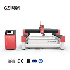 آلة قطع المياه النفاثة عالية السرعة برأس ، بلاط السيراميك والجرانيت Cnc 5 محاور آلة قطع المياه النفاثة - Product Image 3