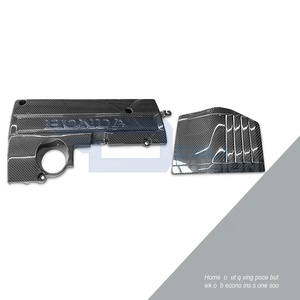 Couvre-moteur en fibre de carbone de style OEM Fk2 Type-R 2 pièces pour Honda Civic Fk2 Type-R 2015-2017 - Product Image 5