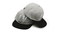Topi Snapback Flat Brim Bordir Logo 3D Terstruktur Dua Warna, Dapat Disesuaikan, Hip Hop Streetwear, Logo Custom, Fashion, Topi Olahraga
