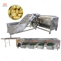 Elektrische Aardappelschiller Aardappelen Schillen Frietmachines Volautomatische Industriële Aardappelschilmachine