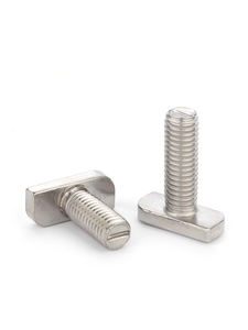 สลักเกลียวตัวทีสแตนเลส สลักเกลียวหัวค้อนแบบ T-Slot สลักเกลียวสำหรับร่องโปรไฟล์อะลูมิเนียม สลักเกลียวสำหรับงานหนัก อุปกรณ์ยึดสำหรับงานอุตสาหกรรม สกรูเกลียว - Product Image 2