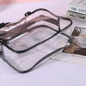 Bolsa de Embalaje con Cierre de PVC Transparente con Logotipo Personalizado, Bolsa de Almacenamiento con Cierre Hermético, Impermeable, Portátil, para Regalos, Venta al por Mayor - Product Image 2