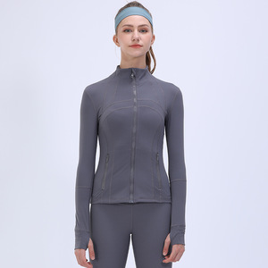 Conjuntos de Tops Deportivos de Yoga para Mujer, Transpirables, Elásticos, de Secado Rápido, Antibacterianos, Sin Costuras, con Logotipo Personalizado en Color, 100% Poliéster, Logotipo Frontal - Product Image 4