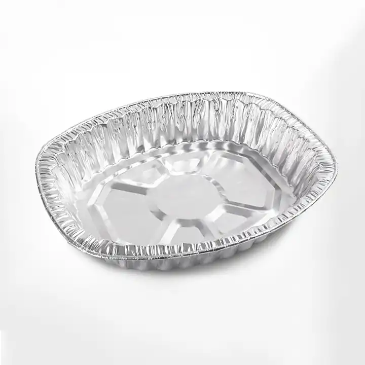 Large Oval Foil Turkey Roasting Tray Aluminium Disposable Catering