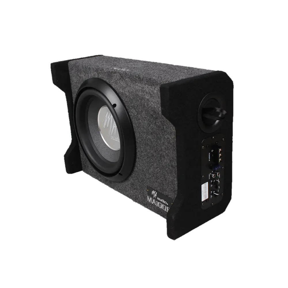 Cheap Slim Powered Car Audio Amplified Subwoofer Box Active Under Seat Subwoofer 10Inch China