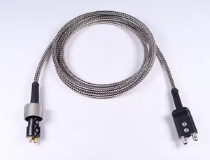 Dual Armored Stainless Steel Cable KBA536/C123 High <b>Temperature</b> <b>Probe</b> for DA590 Ultrasonic Transducer/<b>probe</b> - Product Image 4