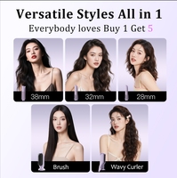 Nouveau Styler Multi-Fonction Électrique 5-en-1 2026, Sèche-Cheveux à Air Chaud Haute Vitesse, Fer à Boucler Automatique, Technologie Ionique Infrarouge, 3 Températures