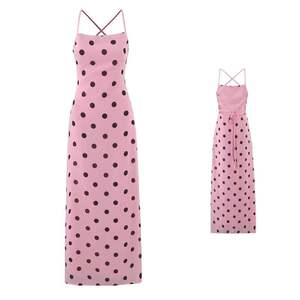 Ropa Casual de Verano con Estampado de Lunares para Mujer, Proveedor de Ropa de Alta Calidad de Fábrica OEM Personalizada de China, Venta al por Mayor de Boutique - Product Image 1