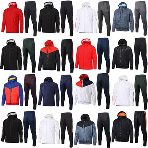 แจ็กเก็ตกันลมสำหรับผู้ชาย2021 2022เสื้อกันลมฝึกฟุตบอลแบบไทย - Product Image 2
