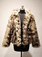 Veste à capuche en fausse fourrure de renard de luxe pour femmes, mélange de camel, manteau en fausse fourrure épaisse et moelleuse avec capuche pour l'hiver, pour femmes