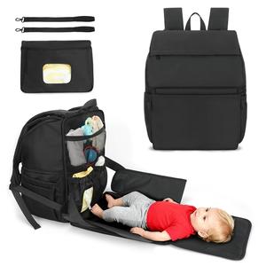 Bolsa de Pañales Personalizada <span class=keywords><strong>para</strong></span> Bebés, Cambiador Portátil, Cuna de Viaje, Mochila <span class=keywords><strong>para</strong></span> Dormir <span class=keywords><strong>para</strong></span> Mamá - Product Image 1