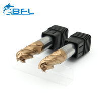 BFL-Fresa de extremo de bola de carburo sólido, herramientas de corte de tamaño de pulgada, enrutador, OEM, DLC