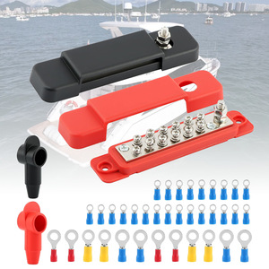 Barra de Distribución de 12 Canales, 150A, Alta Corriente, para Sistema Eléctrico de Caravana, Barco, RV, Nailon, Certificación CE - Product Image 2