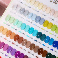 2025 58 couleurs 15 ml Kit de vernis à ongles en gel écologique non toxique avec couleurs coeur et macaron pour salon de manucure