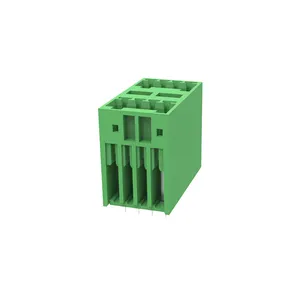 Double rows plug male terminal blocks with nut of wire connectors for pcb KF15EDGVH 2.5MM Pitch 150V 4A KF15EDGVH