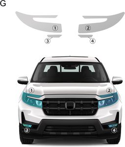 Película Protectora de Pintura Precortada para Honda Ridgeline 2024-2025, 8.5 Mil TPU PPF Transparente, Accesorios Exteriores HD para Auto, Protección Contra Rayones - Product Image 2