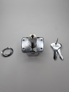 Serrure multi-usage 25 mm avec corps en fer et zinc, serrure compacte multi-usage pour armoire, tiroir, porte de meuble, boîte de rangement - Product Image 1