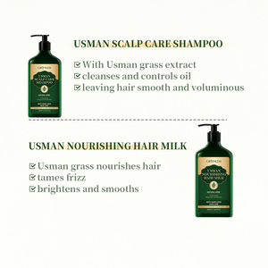Set de Cuidado Capilar Herbal Anticaspa GreenLem Usman Grass, Champú para Cabello Natural, Set de Cuidado del Cuero Cabelludo para Cabello Dañado - Product Image 6