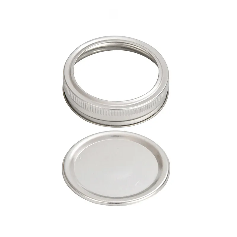 फैक्टरी मूल्य प्लास्टिक 70 मिमी नियमित मुंह चौड़ा मुंह विभाजित प्रकार धातु टिनप्लेट कैनिंग कैप