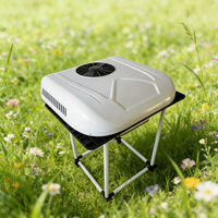 Climatiseur de stationnement électrique à faible bruit, étanche, 12V 24V, à ventilateur unique, haute efficacité, type split