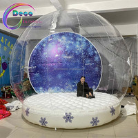 Pièce gonflable de bulle de publicité pour camper, tente gonflable de dôme de bulle de ballons