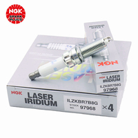 Bougies d'allumage iridium NGK ILZKBR7B8G 97968 12120034098 pour BMW Peugeot Citroen