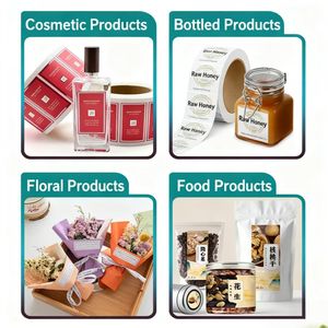 Rollo <span class=keywords><strong>de</strong></span> Etiquetas Adhesivas <span class=keywords><strong>de</strong></span> Marca Privada, Rollo <span class=keywords><strong>de</strong></span> Pegatinas <span class=keywords><strong>de</strong></span> Negocios, Impermeable, Personalizado, Empaquetado Redondo, Logotipo Personalizado - Product Image 6