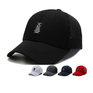 Tùy chỉnh màu đen đồng bằng sáu Bảng điều khiển golft Mũ Bóng Chày Thêu Trucker Mũ lưới Mũ bóng chày cho nam giới - Product Image 1