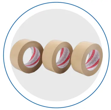 Manufacturer Gummed Tape Water Activate Self Adhesive Printed Reinforced Kraft Paper Packing Tape