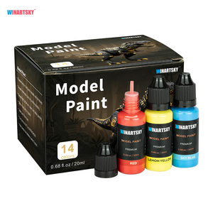 <span class=keywords><strong>Peinture</strong></span> <span class=keywords><strong>acrylique</strong></span> pour modèles, modèle premium en vente chaude, <span class=keywords><strong>peinture</strong></span> personnalisée OEM, 20 ml, non toxique, pour aérographe - Product Image 1