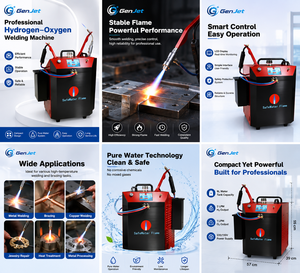 Nouvelle machine industrielle de brasage à <span class=keywords><strong>l</strong></span>'hydrogène et à <span class=keywords><strong>l</strong></span>'oxygène, torche à flamme PEM pour <span class=keywords><strong>l</strong></span>'électrolyse de <span class=keywords><strong>l</strong></span>'eau, pour le soudage et la brasage de tuyaux en cuivre HVACR - Product Image 6