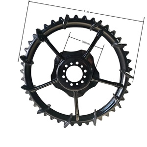 Roda Traseira de Borracha Sólida para Transplantadora de Arroz Yanmar 1C731C-24011 24021 - Product Image 3