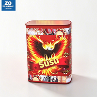 Structure de stand portable à tension rapide pour bannière en tissu, avec éclairage, comptoir de réception pop-up, pour promotion de marque mobile