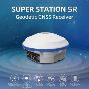 Ricevitore Super Base SR RTK con Grado di Protezione IP68, <span class=keywords><strong>Radio</strong></span> Multi-Protocollo ad Alta Potenza, Raggio d'Azione di 30KM e Durata della Batteria di 15 Ore - Product Image 1
