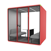 Hecor Prefab Office Pod Sound Insulation Booth Waterproof Modular Cabin Outdoor Garden Silent Working Privacy Space