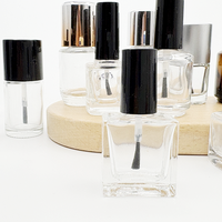 ZY Packaging – Mini flacons carrés transparents pour vernis à ongles, 5ml, 8ml, 10ml, 12ml, avec bouchon et pinceau, 100 pièces, doré – Prix bas