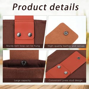 Outdoor Foraging Bag Fruit Picking Waist Mounted Storage Bag Travel Camping Use Army Green Khaki Brown - Product Image 5