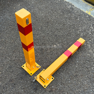 <strong>Folding</strong> Down <strong>Parking</strong> Lock Barrier <strong>Bollard</strong> With Lock and Bolts - Product Image 6